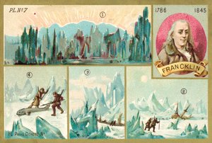 Sir John Franklin, explorateur arctique britannique - French School